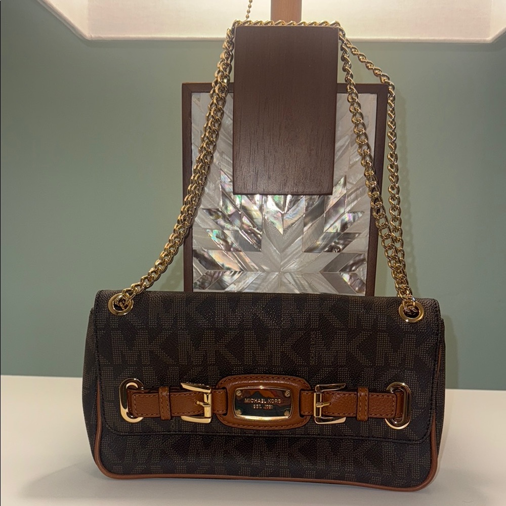 Michael Kors Black and Brown Women's Bag